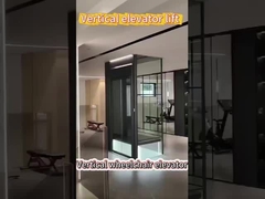 Keamanan Rumah Kursi Roda Lift 3m-10m Lift Platform Vertikal Hidraulik Dengan Kabin