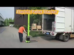 1.5t Electric Self Loading Stacker Otomatis Lift Stacker Listrik Forklift