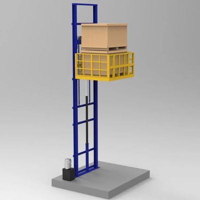 Beli Biru 500KGs Platform Angkat Kargo Hidraulik Untuk Dalam Dan Luar Ruang online manufacture