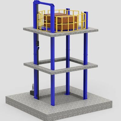 Beli Lift vertikal hidrolik industri 4 tiang 4 tiang Lift penyimpanan untuk gudang pabrik online manufacture