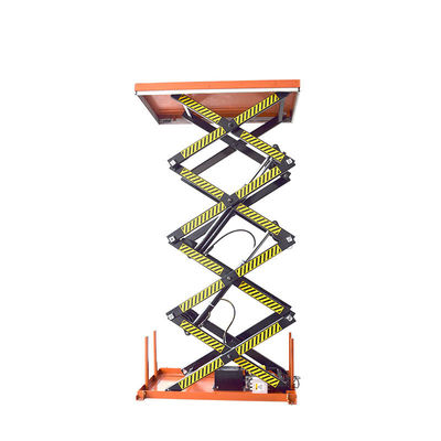 Beli 2000kg Double Scissor Lift hingga 4m Stasioner Hydraulic Scissor Lift online manufacture