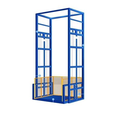 Beli 4 Post Easy Lift Cargo Lift Hydraulic Vertical Freight Lift Lift online manufacture