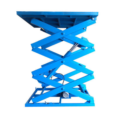 Beli 4m Fixed Scissor Lift 1000kg Electric Double Scissor Lift Table online manufacture