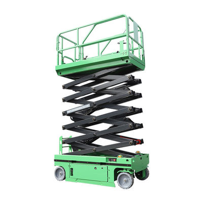 Beli Hijau Biru 6m Self Propelled Lift Gunting 230kg Platform Kerja Udara online manufacture