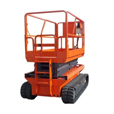 Beli 200kg 4m-6m Crawler Scissor Lift Platform Angkat Otomatis Hidraulik online manufacture