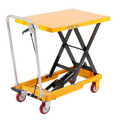 Beli 150KG Scissor Lift Table Trolley Hydraulic Table Cart Manual Hydraulic Lift Table online manufacture