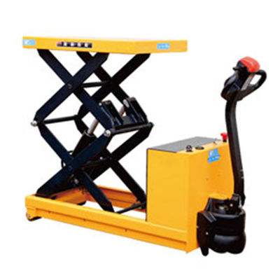 Beli 1000kg Trolley Pengangkat Gunting Trolley Pengangkat Hydraulic Battery Powered online manufacture