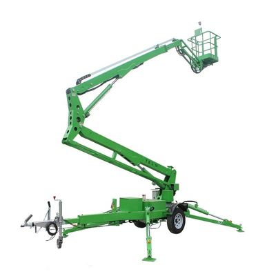 Beli 60 ft Towable Boom Lift Trailer Dipasang Boom untuk Konstruksi dan Pemeliharaan online manufacture