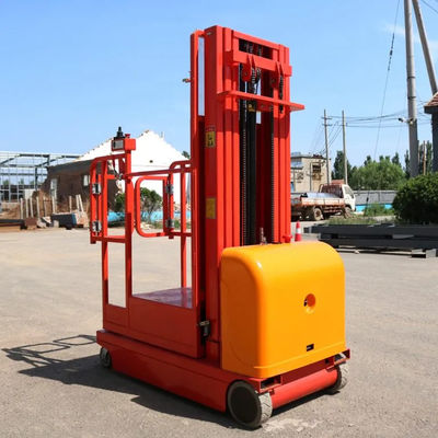 Beli Full Electric Order Picker Lift 300kg 4 Meter Aerial Order Picker online manufacture