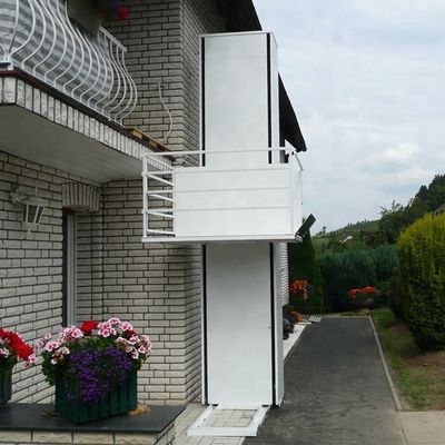 Beli Outdoor Disabled 6.5m Residential Vertical Platform Lift untuk kursi roda online manufacture