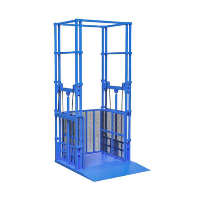 Beli Lift kargo industri yang dipasang di dinding 3000KG Lift kargo hidrolik online manufacture