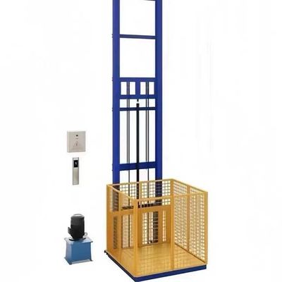 Beli 1000KG 4m Lift Kargo Hidraulik Lift Barang Gudang dipasang di dinding online manufacture