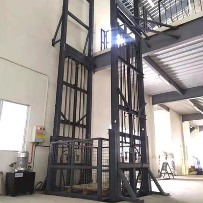 Beli 5m 5000kg Easy Lift Kargo Lift 5 Ton Mezzanine Barang Lift Biru online manufacture