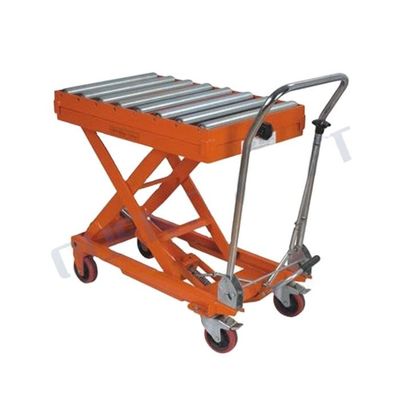 Beli 350kg Hand Scissor Trolley Lift Platform Hydraulic Trolley 500kg online manufacture