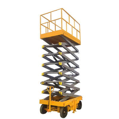 Beli 500kgs Mobile Scissor Lift Platform Hyd Scissor Lift 10m ketinggian kerja online manufacture