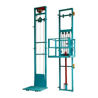 Beli 1000kg Kapasitas Kargo Pengangkutan Kargo Lift Gudang Pabrik Panduan Penggunaan Kargo Kereta Api Lift online manufacture