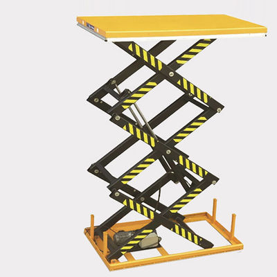 Beli Platform Angkat Hidraulik 1t Kapasitas 5m Scissor Cargo Lift Table online manufacture