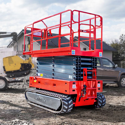 Beli Platform Kerja Udara Self-Propelled Crawler Scissor Lift Platform Meja 8m 10m 12m online manufacture