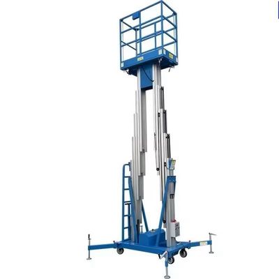 Beli Lift Aluminium double mast 14m Platform Lift Hidrolik Alloy Aluminium online manufacture
