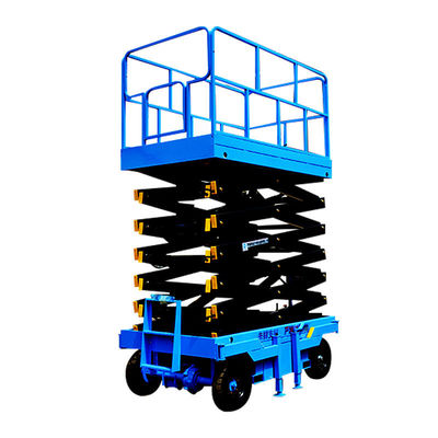 Beli 4 -10m 500kg mobile scissor lift platform listrik scissor jenis lift meja online manufacture