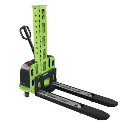 Beli 0.5t 1.2m Semi Electric Pallet Stacker Otomatis Angkat Galik Listrik online manufacture