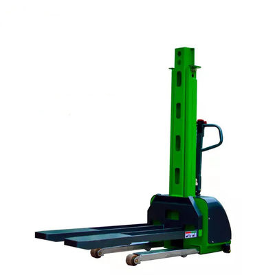 Beli 1.5t Electric Self Loading Stacker Otomatis Lift Stacker Listrik Forklift online manufacture