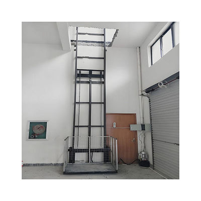 Beli Lift kargo listrik yang dipasang di dinding Meja lift barang kecil 3m - 10m Untuk gudang online manufacture