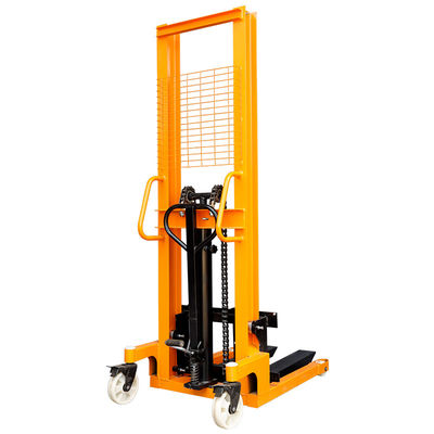 Beli 1.6m - 3m Manual Pallet Stacker Hand Forklift Hydraulic Pallet Trunk online manufacture
