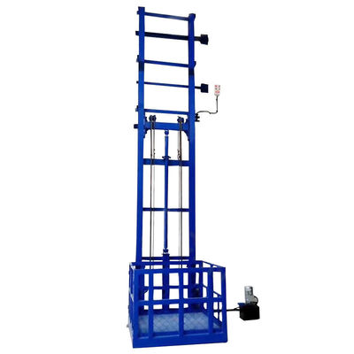 Beli 1 Ton Hydraulic Single Guide Rail Freight Elevator Untuk Gudang online manufacture