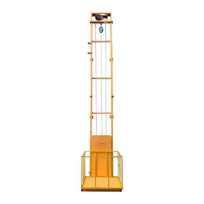 Beli 0.5 - 1 Ton 6m Cargo Lift Warehouse Digunakan Hydraulic Vertical Cargo Lift online manufacture