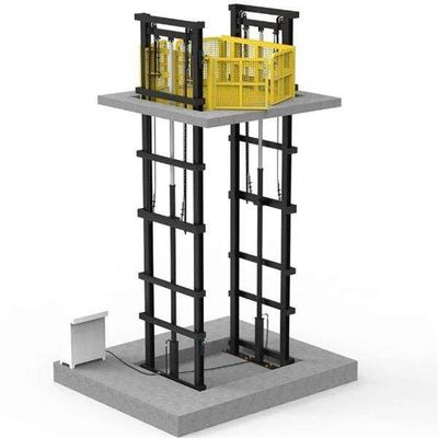 Beli 2 - 5 Ton Double Guide Rail Cargo Lifting Platform Industri Angkat Barang online manufacture