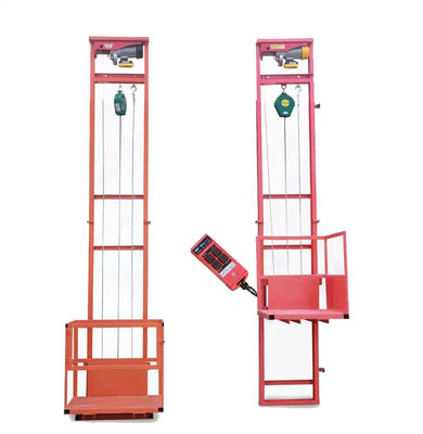 Beli 500kg 1000kg Lift Kargo Gudang Lift Angkat Barang Listrik Vertikal online manufacture