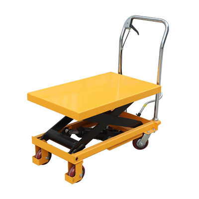 Beli 0.5 - 2 Ton Hand Scissor Trolley Hydraulic Lift Table Untuk Industri online manufacture