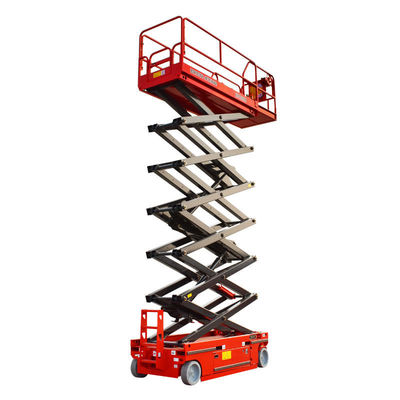 Beli Electric Hydraulic Aerial Work Platform 8m Self-Propelled Lift Gunting online manufacture