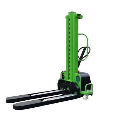 Beli 0.5t 1t 1.5t Portable Kargo Load Unload Self Lifting Electric Stacker online manufacture