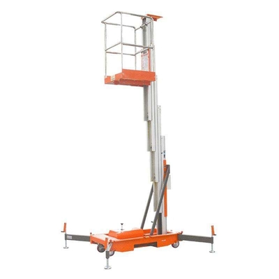 Beli 200kg 12m 14m Mobile Vertikal Single Mast Lift Platform Kerja online manufacture