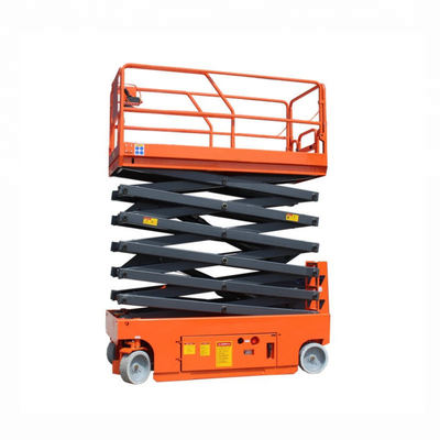 Beli Platform Angkat Hidrolik Elektrik Mini 230kg Pemuatan Gunting Self Propelled pembuatan online