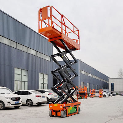 Beli 6m 8m 450kg Platform Angkat Udara Hidraulik Lift Gunting pembuatan online