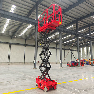 Beli Self-propelled Electric Scissor Lift 6m 230kg Mini Aerial Work Platform pembuatan online