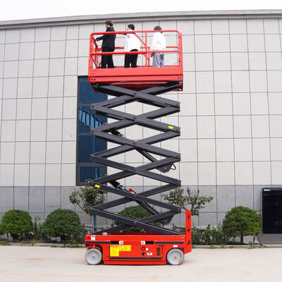 Beli Auto Walking Lift 6m 8m 10m 12m 14m Self-Propelled Electric Scissor Lift pembuatan online