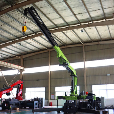 Beli Crane Mobil Truk 8 - 10 Ton Boom Crane Untuk Konstruksi pembuatan online