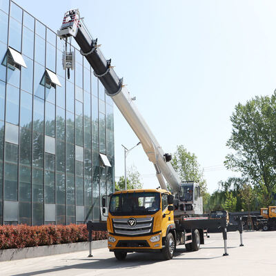 Beli Crane Hidrolik Terpasang Truk Lengan Lurus Boom 10m pembuatan online