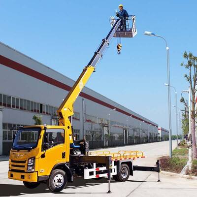 Beli 8 - 12 Ton Hydraulic Lifting Crane Cranes Truk Lengan Langsung Kecil pembuatan online