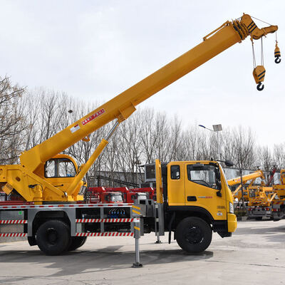 Beli 8 Ton Telescopic Hydraulic Boom Truck Cranes untuk Konstruksi pembuatan online