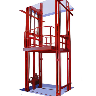 2T Mezzanine Lantai Barang Lift 5m 2000KG Gudang Angkutan Barang Lift