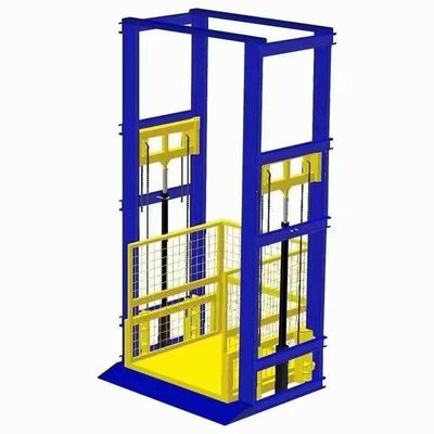 Lift barang industri 9m dipasang di dinding Lift barang hidrolik