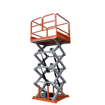 2T Double Scissor Lift Stasioner Hydraulic Scissor Lift Table 2000KG