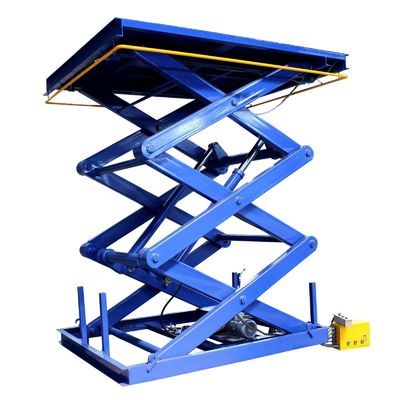 Tinggi 4m 2000kg Lift Gunting Hidraulik Meja Industri Lift Gunting Dual