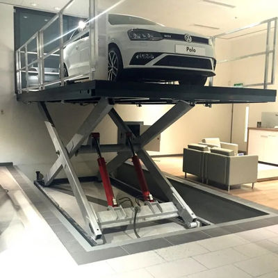 3500kgs Mobil Lift Meja 3m Fixed Mobil Gunting Lift Untuk Garasi