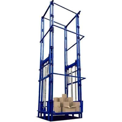 7m Tinggi Gudang Kargo Lift Double Rail Mini Barang Lift